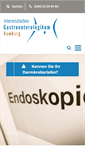 Mobile Screenshot of endoskopie-hh.de