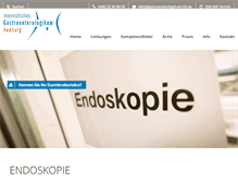 Tablet Screenshot of endoskopie-hh.de